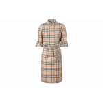 Burberry SS20 Pikkade varrukatega kleit Naiste Archive Beige 80245851 Classic Beige beež