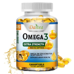Omega-3 Kala&otilde;li 2000 mg pehmekapslid, EPA 360 mg DHA 240 mg, 120 pehmekapslit, 60-p&auml;evane kogus 120 Capsules