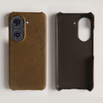 K&auml;sitsi valmistatud ehtsast nahast &uuml;mbris Asus Zenfone 10 9 jaoks T&otilde;eline veisenahk Crazy Horse muster Telefonikate Korpus Coque Tagumine kest Asus Zenfone 9