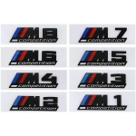 3D ABS M1 competition~M8 competition Logo Embleem Kleebis Tagumine Pagasiruumi Embleem Kleebis K&otilde;rgekvaliteediline Auto V&auml;lisdisaini Tarvikud M4 competition matt must v&auml;rv