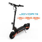 JOYOR T10 1000W Kahemootoriline Kokkupandav Elektriroller T&auml;iskasvanutele NFC 60V18Ah Aku E-roller Maksimaalselt 60km/h & 75km S&otilde;iduulatus 10 Maastikurehv E-roller