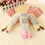 Fabric Butterfly Protective Cover Case Dustproof for Air conditioning TV Remote Control M