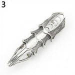 Mehed, naised, gooti punk liigesnukk Full Finger Claw Ring Statement ehted