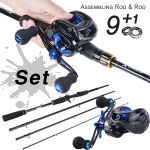 Sougayilang 2,1 m/2,4 m s&ouml;&ouml;davarras ja 9+1 BB vasaku/parema k&auml;e heiterulli p&uuml;&uuml;gikombokomplekt 2.1M&Right