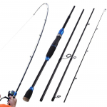 Spinningud 1,8 M/2,1 m Keskmine grafiidist s&uuml;sinikkiust kaasaskantav karpkala p&uuml;&uuml;girull 1.8M sinine