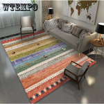 Moodne libisemisvastane vaip elutuppa s&ouml;&ouml;gitoa matt lilleline moodsa mustriga imav 80cm*160cm