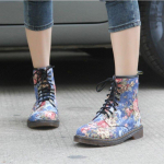 Mood S&uuml;gis Kaunid Lillekingad Naine Paeltega Mootorratas Lehm Lihas Kauboi Lamedad poolsaapad 40