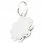 Les Tr&eacute;sors De Lily [I4233] - h&otilde;bedane ripats  Daisies  valge kollane (roodiumiga kaetud) - 11 mm valge