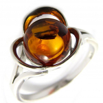 H&otilde;bes&otilde;rmus 'Inspiration' konjakist merevaik (roodiumiga kaetud) - 12 mm 54 h&otilde;be