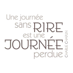 Les Tr&eacute;sors De Lily [Q4798] - kleebiste leht  S&otilde;numid  (P&auml;ev ilma naeruta on raisatud p&auml;ev - C. Chaplin) - 20x70 cm must