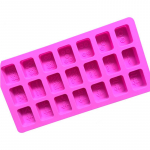 Mahjong &scaron;okolaadivorm silikoonist k&auml;sitsi valmistatud seep loominguline DIY silikoonist j&auml;&auml;aluse j&auml;&auml;vorm random color mitmev&auml;rviline