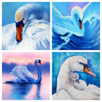 3D-teemantmaal Luik Teemanttikandid Ristpistes Loomapilt Rhinestonest K&auml;sit&ouml;&ouml; Kodukaunistus Full Round 30x30CM punane