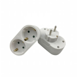 Saksa standardne v&otilde;imsuse teisenduspistik, reisitoite 1 kuni 2/3 muunduri pesa 2 Hole