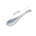 Keraamiline magustoit kohvilusikas portselanist supilusikas maalitud segamislusikas lauan&otilde;ud k&ouml;&ouml;gin&otilde;ud A