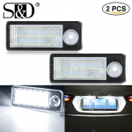 2tk LED numbrim&auml;rgi tuli A6 C5 4B Avant Wagon 1998-2005 RS6 RS6 Plus 2003 2004 2005 autode autotarvikud Canbus 12V