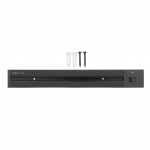 Elektriline pistikupesa seina varjatud pistikupesa 60 cm alumiiniumsulamist k&ouml;&ouml;gi pistikupesad must