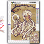 5D DIY Teemanttikandid Multifilm Anime M&auml;ng Tegelane Teemantmaaling Mosaiik Kodukaunistus Full Round 20X30CM