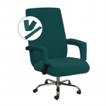 Paksud kontoriistmete toolid Protector Vastupidav Jacquard Office Stretch Spandex toolikatted M&auml;&auml;rdunud arvutiistme tooli kate Eemaldatavad katted L Size