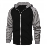 Meeste Raglan Sleeve T&otilde;mblukuga kapuutsid Lahtised Spordir&otilde;ivad Pusad Pusad Meeste jakid XXL