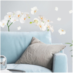 Les Tr&eacute;sors De Lily [R3380] - Planche de stickers 'Orchid&eacute;e' blanc - 20x70 cm valge