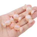 5 tk akr&uuml;&uuml;list v&auml;rvilised kommihelmed vahehelmed ehete valmistamiseks DIY k&auml;ev&otilde;ru kaelakee tarvikud valge