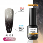 ROSALIND Glitter k&uuml;&uuml;nelakk Leota maha UV geelk&uuml;&uuml;nelakk Muuda v&auml;rvi Temperature Fashion k&uuml;&uuml;negeelidega