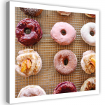 L&otilde;uenditr&uuml;kk Pastelsed Donuts 30x30 roosa