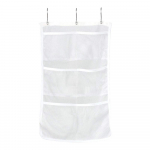 (Nikita) Vannitoa vann du&scaron;&scaron; vann rippuv v&otilde;rgusilma korraldaja Caddy hoiukott One Size valge