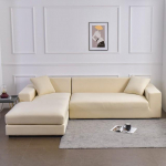 Veekindel diivanikate paksendatud piim siidist elutoa diivani kate elastne kangas L-kujuline nurgadiivani kate - kriimustusvastane lemmiklooma S 1seater 90-140cm