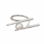 Chopstick Ring Pearl Open Ring Creative Light Luxury Finger Ring Women h&otilde;be