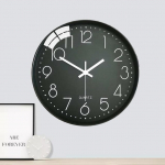 Seinakell suur s&ouml;&ouml;gikoht restoran kohvik Dekoratiivne seinakell selge n&auml;oga vaikne, tiksumine, hea kingitus 30x30cm must