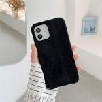 Velvet talvekangast telefoni&uuml;mbris iPhone'ile 13 12 Mini 11 14 Pro Max Xs Xr 8 7 6s Plus Pehme soe karusnahk karvane udune Palus tagakaas For iPhone 6 6S hall v&auml;rv