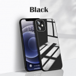 Originaal kandiline vedel silikoonist karastatud klaasist &uuml;mbris iPhone 13 11 12 Pro Max Mini Se 2 X Xs Max Xr 7 8 Plus p&otilde;rutuskindel kate For iPhone 13Pro Max must