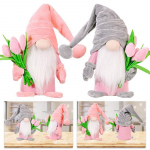 1 tk Emadep&auml;eva n&auml;otu nukukaunistus tulbi p&auml;kapikk pl&uuml;&uuml;sis p&auml;kapikke lauaplaat n&auml;ota p&auml;kapikk p&auml;kapikk, hoides tulpi emade kodu sisekujunduseks 1Pcs hall