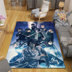 Anime Attack on Titan libisemiskindlad vaibad Suured elutoa vaibad Mugavad vaibad Pehme p&otilde;randamattide vaibad magamistoas 80cm x 120cm