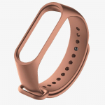 Pehmest silikoonist k&auml;epaela rihma asendus Xiaomi Mi Bandi jaoks 8 7 6 5 4 3 Kellarihma rihma nutikas k&auml;ev&otilde;ru asendustarvikud For Mi Band 3/4/NFC pruun