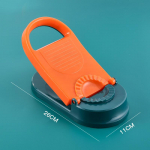 Pelmeeninaha jumalik t&ouml;&ouml;riist koduseks kasutamiseks pelmeenide vormimiseks, pressimiseks, rullimiseks ja pelmeenide valmistamiseks. K&ouml;&ouml;gi jaoks h&auml;davajalikud k&ouml;&ouml;gitarbed oranž