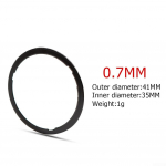 1x jalgratta ratta alumine kronsteini vaher&otilde;ngas 0,7/1,8/2,5 mm jalgratta rummu pesumasin kuum m&uuml;&uuml;k Uus 0.7mm plastic