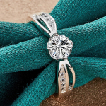 925 h&otilde;bedane pimestav tsirkoon 7 8 9 10 s&otilde;rmus naistele Moodsad v&otilde;luehted 7