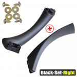 T&auml;ielik komplekt siseukse k&auml;epidemed BMW 3-seeria E90 E91 318 320 325 328 330 335 osade siseuste paneelide k&auml;epideme k&auml;epideme jaoks Black-Set-Right