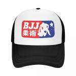 Punk Unisex Retro BJJ Brasiilia Jiu Jitsu Trucker M&uuml;ts t&auml;iskasvanutele reguleeritav pesapallim&uuml;ts WoUnisex Unisex p&auml;ikesekaitse Snapback m&uuml;tsid Trucker Hat