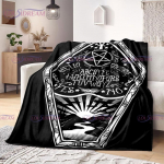 Ouija lauan&otilde;iduse tekk k&auml;tega Saatana okultism Flanelltekk P&auml;ikesekuu Varud altari jaoks Gooti tekid Dekoratsioonikingitus 75x90cm