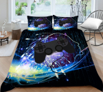 3D-m&auml;ngukontrolleri muster Kodu voodipesu, tekikott Padjap&uuml;&uuml;r AU/US/EU t&auml;issuuruses voodipesu Kodukaunistus Baby 100x135cm