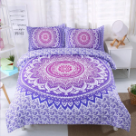 3D Bohemian Mandala Prinditud voodipesukomplekt Voodipesu pehme voodipesu kattega padjap&uuml;&uuml;r 2 v&otilde;i 3 t&auml;issuuruses kodukaunistus Baby 100x135cm