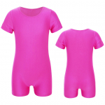 Lapsed T&uuml;drukud Poisid L&uuml;hikeste varrukatega Unitard Sportlik v&otilde;imlemine Biketard Ballettantsu trikoo Sport Bodysuit Jumpsuit 5-6 Years Heleroosa