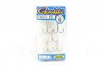 Gamakatsu Treble Hook Treble 13, suurus 6 (0494)