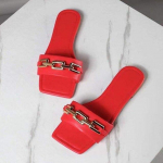 Naiste kingad Platjalatsid &otilde;ues rannas Naiste sandaalid Naiste kingad Gladiaator sandaalid Naiste kingad Zapatos De Mujer 40 punane