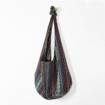 Yogodlns Fashion Crossbody kott Naiste suur k&auml;ekott Mitmek&uuml;lgne etniline &otilde;lakott 40x20x27cm tumesinine