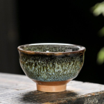 60 ml ahjuvahetus keraamiline teetass Temmoku glasuur mitmev&auml;rviline portselanist kung fu tassid keraamika Jaapani meistritass joogin&otilde;ud A1 6X4.1CM 60ML gray