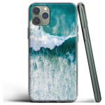 Blue Sea Waves Ocean silikoon&uuml;mbris Apple iPhone 12 Mini 11 Pro SE XS X XR Max 8 7 6S 6 Plus 5S jaoks for Iphone 11 aero sinine v&auml;rv